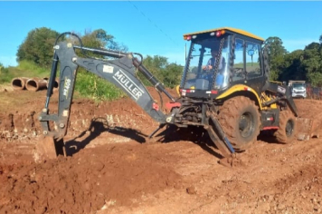 Foto - CONTINUAÇÃO DA OBRA DO ASFALTO DA COMUNIDADE DE BOA ESPERANÇA.