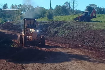Foto - CONTINUAÇÃO DA OBRA DO ASFALTO DA COMUNIDADE DE BOA ESPERANÇA.