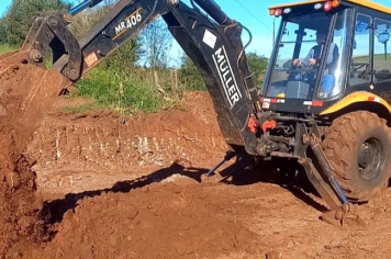 Foto - CONTINUAÇÃO DA OBRA DO ASFALTO DA COMUNIDADE DE BOA ESPERANÇA.