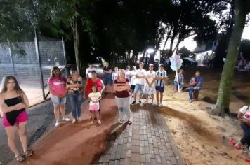 Foto - Inauguração Quadra de Esportes de Areia