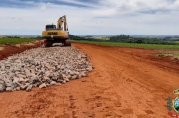 Foto - Sequência obras asfaltamento Linha 14