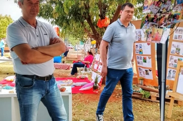 Foto - Mostra do Cotidiano e Dia da Família, na EMEI de Bozano.