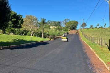 Foto - Obras de asfaltamento de seis ruas em Bozano