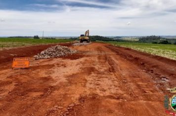 Foto - Sequência obras asfaltamento Linha 14