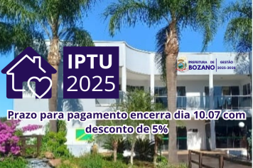 ATENÇÃO, MUNÍCIPES DE BOZANO!
