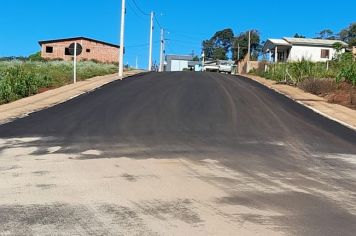 Concluída a primeira etapa do asfaltamento de vias urbanas de Bozano