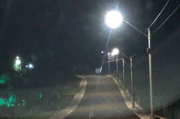 Finalizada instalação de lâmpadas LED nas comunidades de Santa Lúcia e Salto