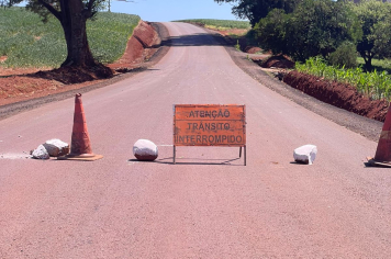 AVISO DE INTERRUPÇÃO NO TRÂNSITO EM BOA ESPERANÇA.
