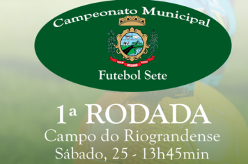 Confira os resultados da 1ª rodada do Municipal de Futebol 7