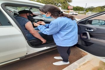 Saúde realizou mais um Drive Thru preventivo ao Coronavírus