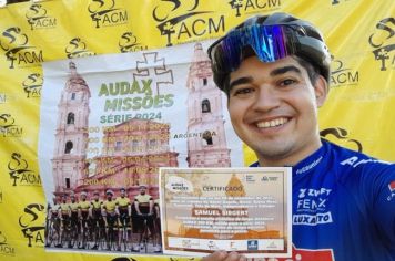 Ciclista bozanense conclui quarto Desafio Audax de 200km