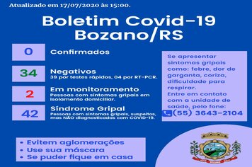 Boletim Covid-19 Bozano