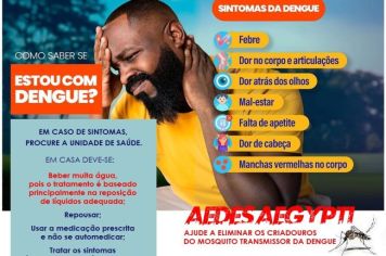 Agentes iniciam visitas para evitar proliferação da dengue