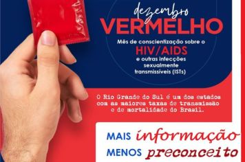 Ações de prevenção ao HIV/Aids são reforçadas no Dezembro Vermelho