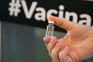 Bozano recebe segunda remessa de vacinas com 20 doses da AstraZeneca