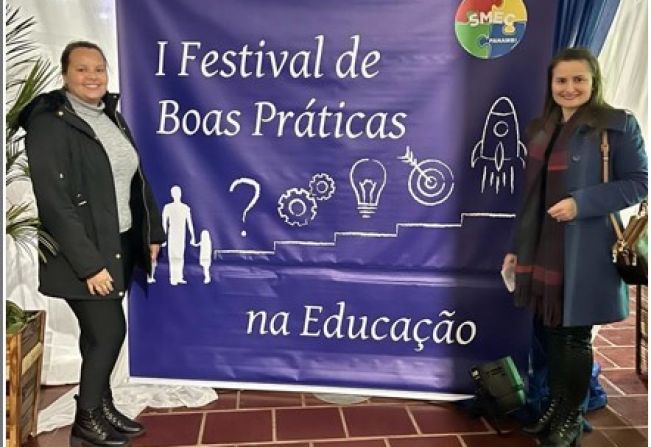 Escola M. F. Pedro Costa Beber esteve presente no 1º Festival de Boas Práticas na Educação no município de Panambi