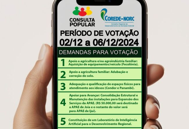 Votação da Consulta Popular segue até sexta-feira, 06