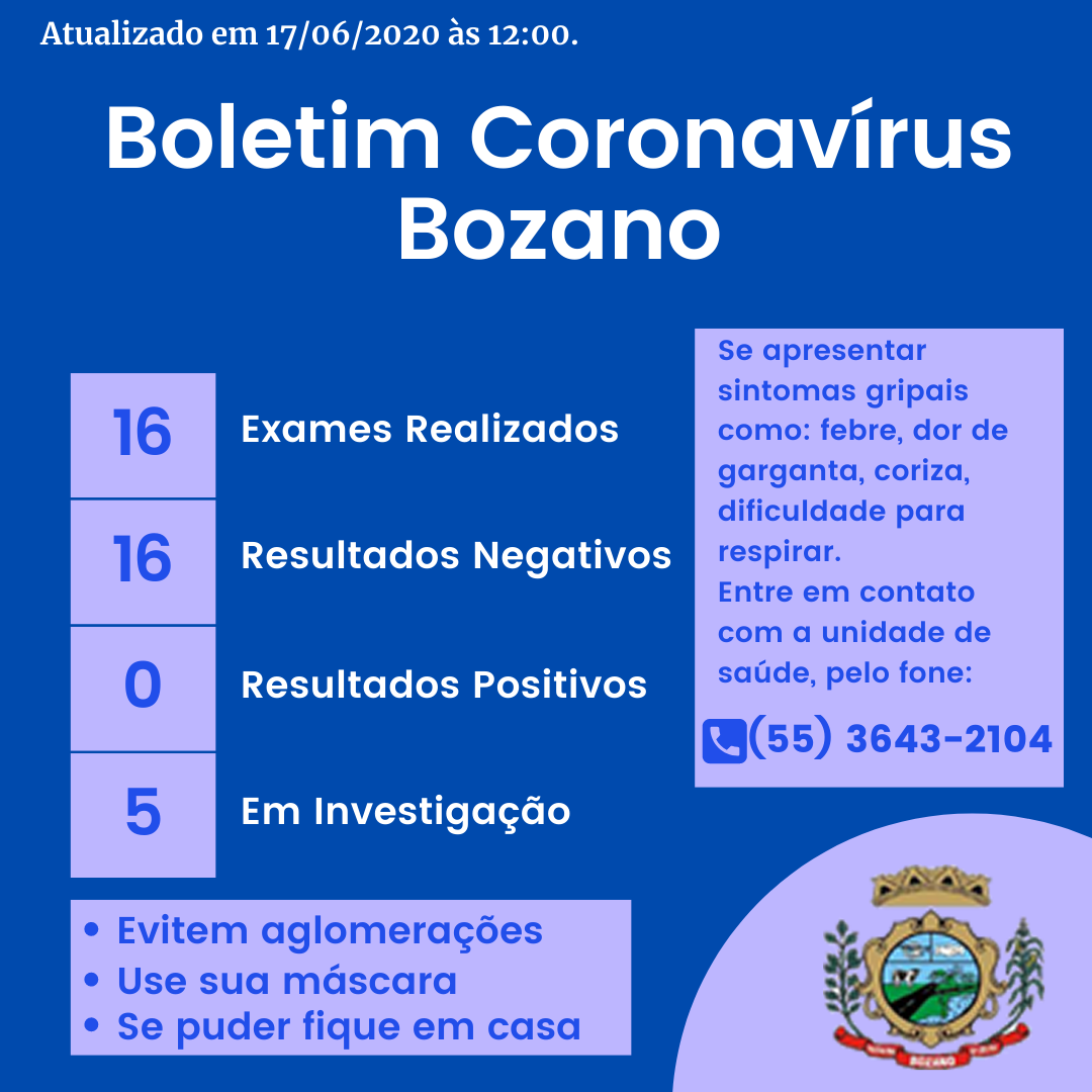 Boletim Coronavírus Bozano