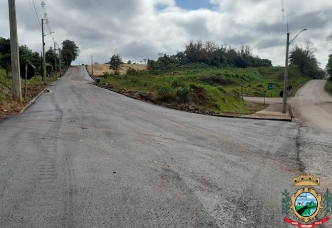 Mais duas ruas têm o asfaltamento finalizado