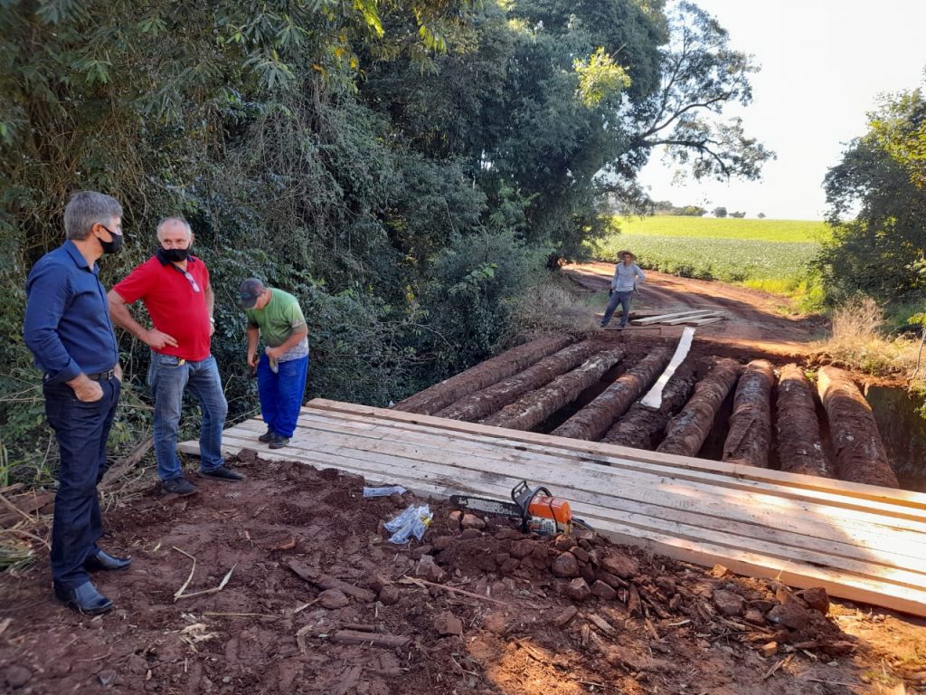 Trabalho conjunto entre Bozano e Pejuçara recupera ponte