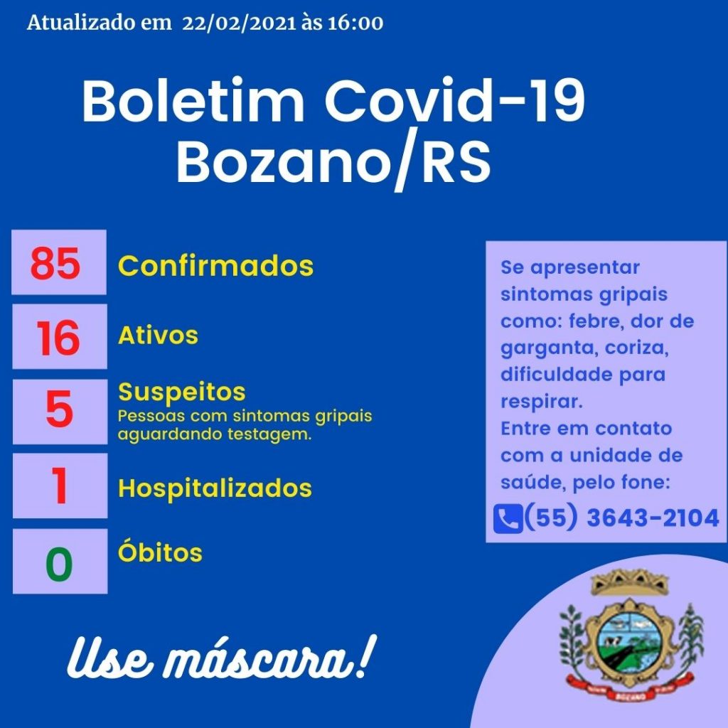 Novo boletim mostra elevação dos casos positivos para Covid-19