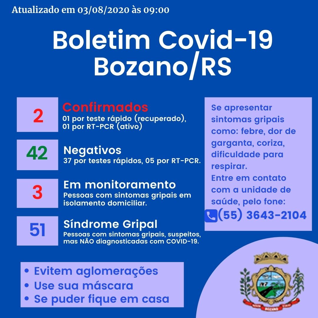 Boletim Covid-19 Bozano