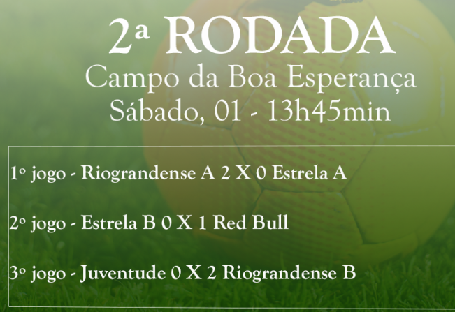 Confira os resultados da 2ª rodada do Municipal de Futebol 7