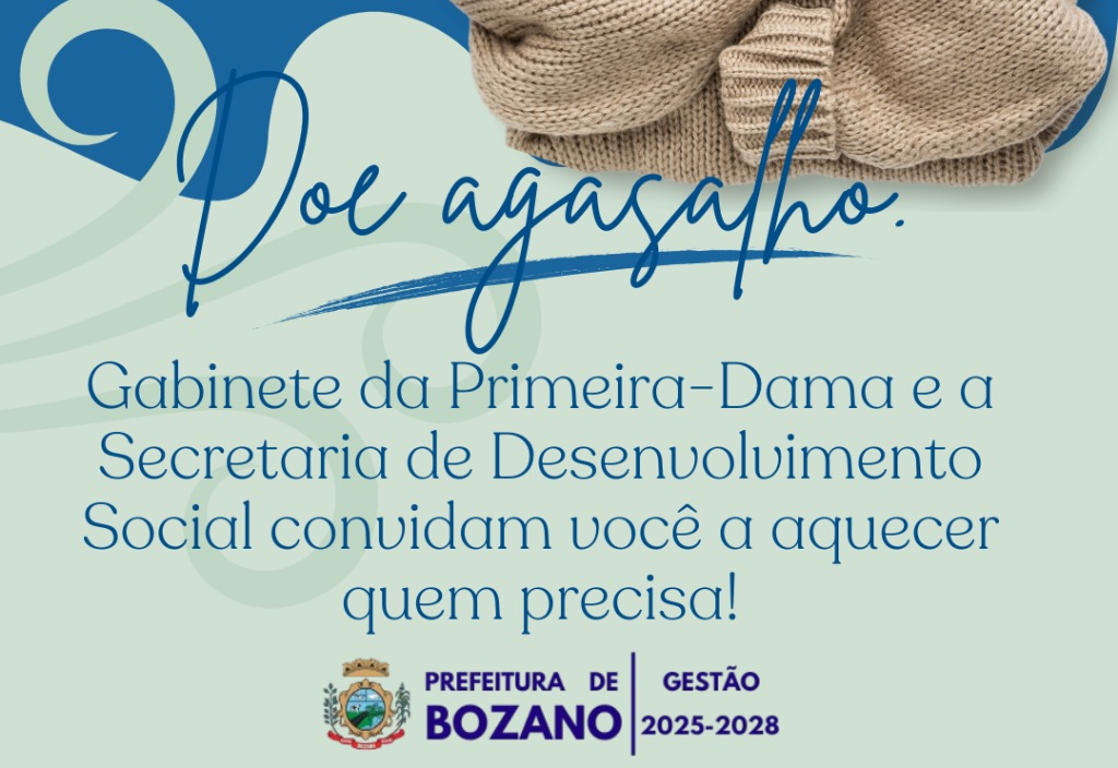 DOE CALOR – Campanha do Agasalho 2025!