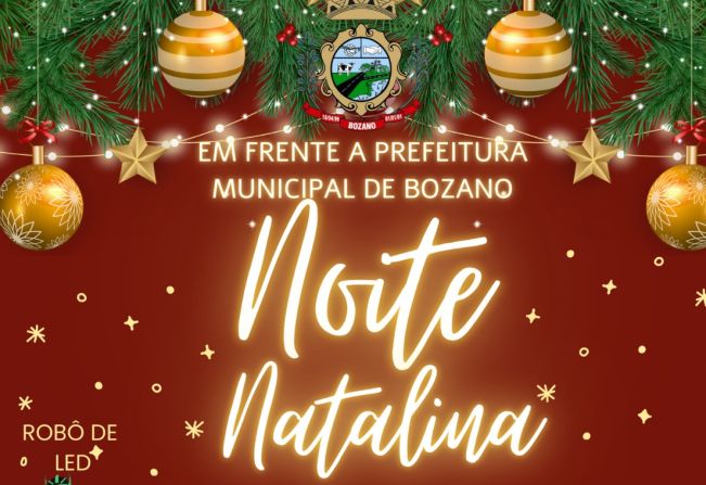 Noite Natalina será nesta quarta-feira, 18
