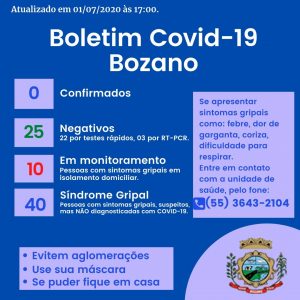 Boletim Covid-19 Bozano
