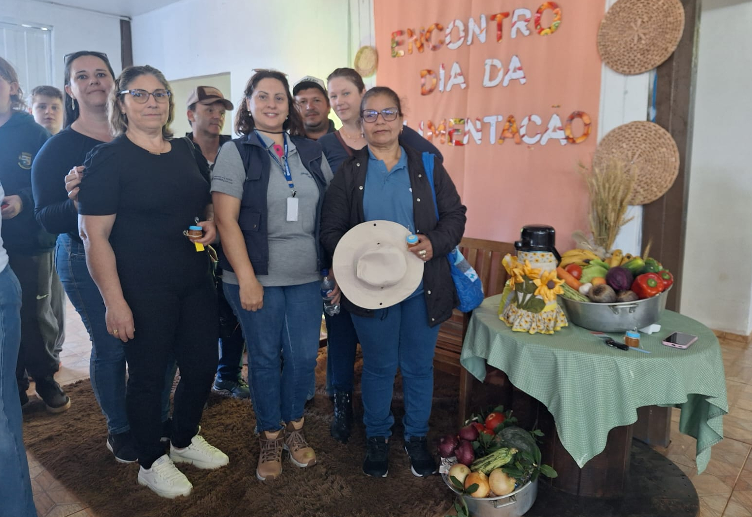 Bozano participa do Encontro Microrregional do Dia da Alimentação em São Valério do Sul.